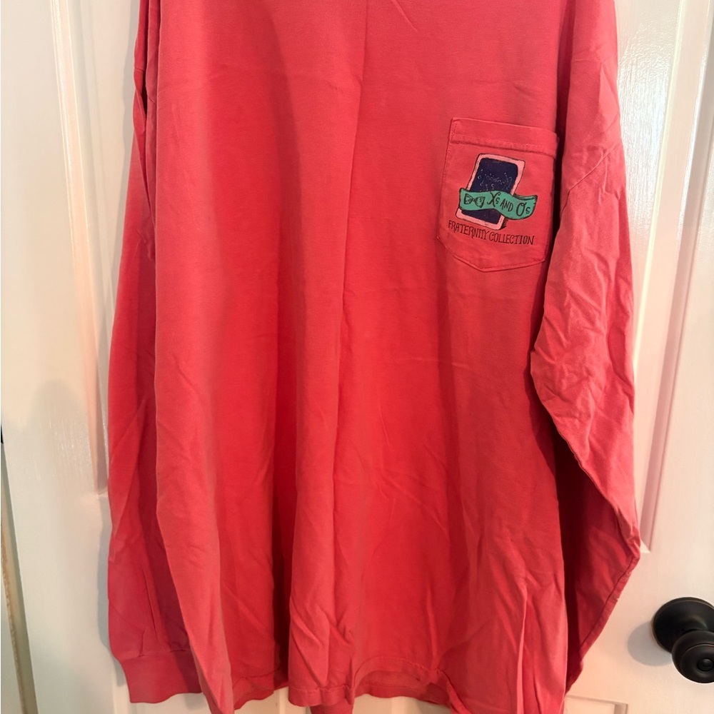 Southern Collection Long Sleeve Shirt in Coral